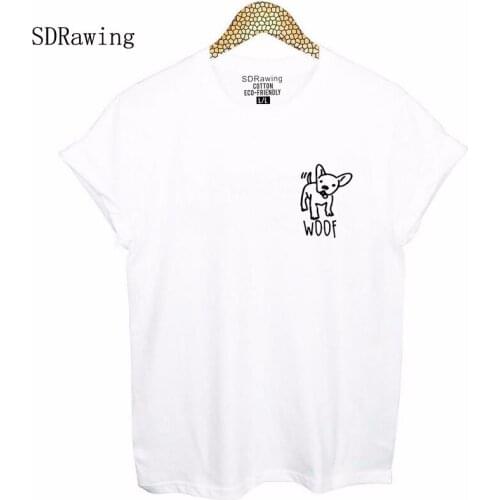 Dog Woof T shirt Pet Unisex or Womans Shirt Oneck Option Dog Lover Walk Toy Breed Puppy Graphic Animal Leash Collar Cute tees