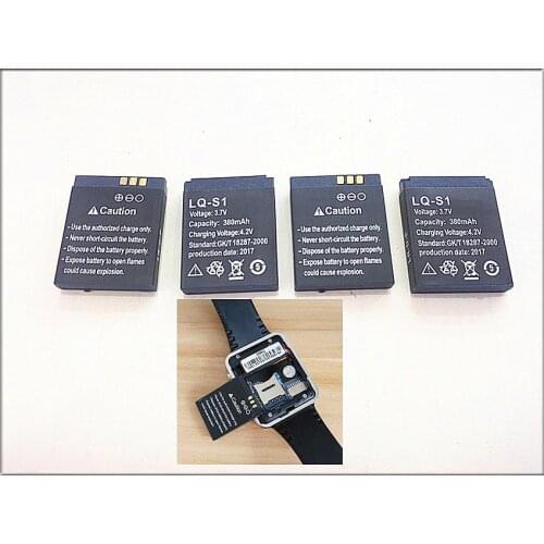 3.7V 380mAh Rechargeable li Polymer Li-ion Battery For DZ09 A1 W8 smart watch battery mobile phone 512431 502431