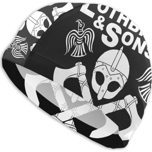 Mens Valhalla Swimming Cap Vikings Lothbrok & Sons Bath Cap Swimwear For Swimming Pools