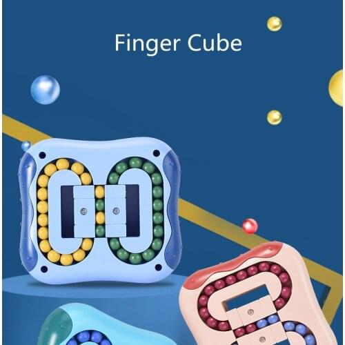 New Fidget toys Magic Rotary Double-sided Challenge Finger Cube Release Stress Educat Gift