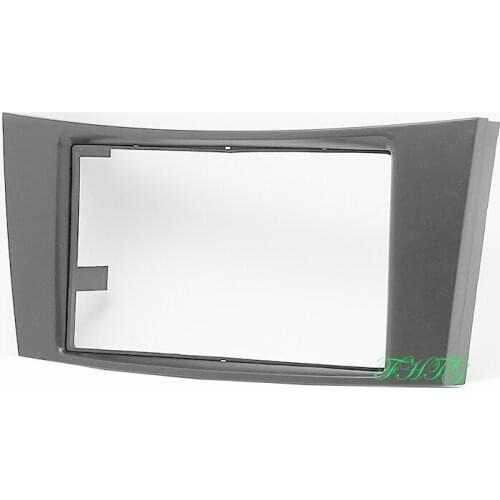 Car Radio Fascia panel is suitable for 2001-2009 BENZ E CLASS (W211)/ CLS CLASS (C219), Double Din Car Audio Frame