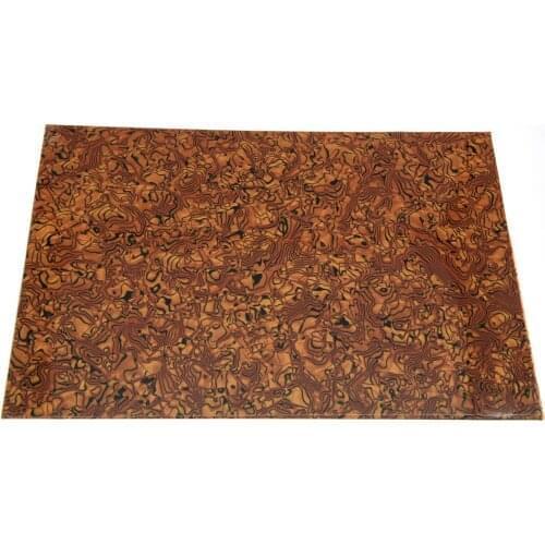 Tiger Pattern 3 Ply Blank Pickguard Scratch Plate Material Sheet 290x430(mm)