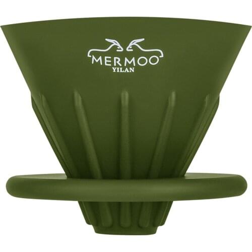 MERMOO YILAN Silicone Coffee Dripper Reusable Collapsible Filter Cone Manual Coffee Brew Maker for Home,Office, Travel, Camping
