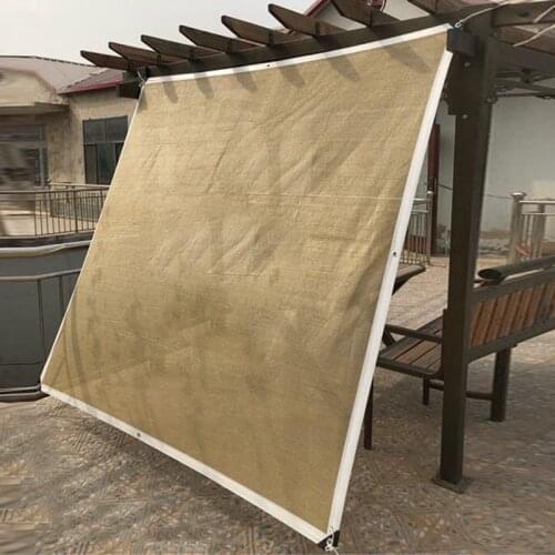 6 Size Sun Shade Sail Square Awnings Plant Sunshade Curtain Net Swimming Pool Outdoor Anti-UV Shading Net Sunscreen Sun Shelter