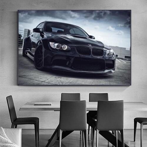 Super Sport Car Wallpaper Canvas Poster Wall Art Pictures Painting Wall Art for Living Room Home Decor