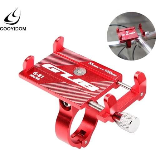 GUB G81 G-81 Aluminum Bicycle Phone Holder For Smartphone 3.5-6.2 inch Adjustable Support GPS Bike Phone Stand Mount Bracket