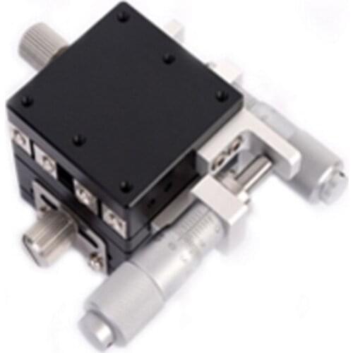 XY Axis 40*40mm Manual Displacement Trimming Platform Linear Stage Sliding Table Steel ball guide High precision LGY40-R