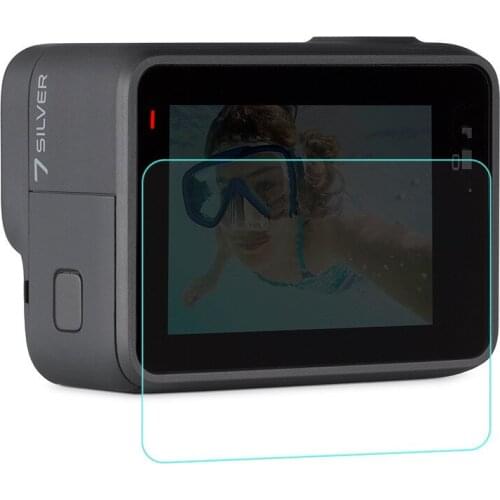 Tempered Glass Protector Cover Case For GoPro Go pro Hero7 /Hero 5 Camera Lens and LCD Screen Protection Film
