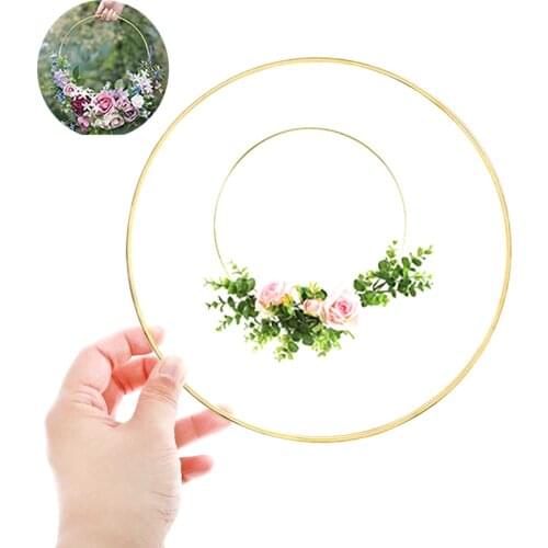 10-40cm Golden Metal Ring DIY Craft Wind Chime Handmade Jewelry Pendant Wedding Decoration, Handmade Jewelry Home Decoration
