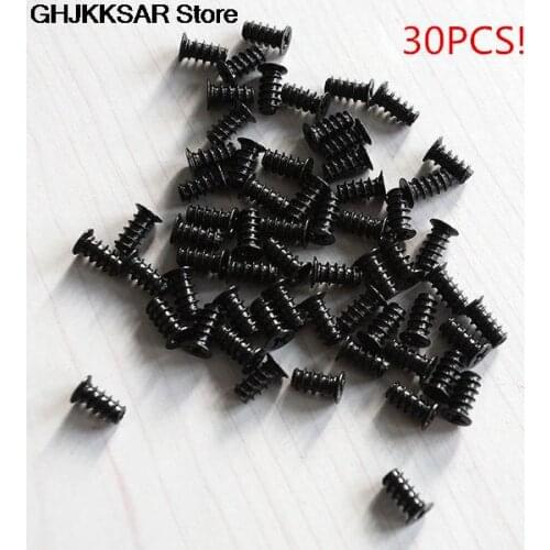 30PCS Cooling Fan Mount Screws Unique Professional Computer PC Case Cooling Fan Durable Screw for Fans 60mm 80mm 120mm Black