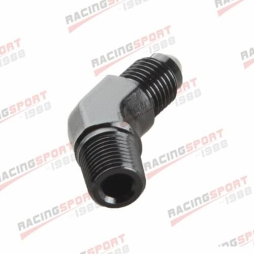 AN8 8AN AN -8 to 3/8" NPT 45 DEGREE MALE ALUMINIUM FITTING ADAPTER
