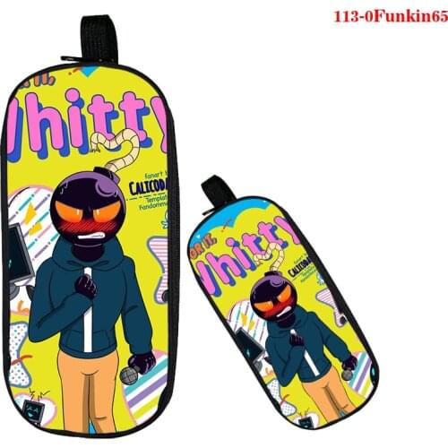 Friday Night Funkin Pencil Case Students Double Layer Boys Girls Cartoon Multifunction Stationery Bag Kids Pen Bag Surprise Gift