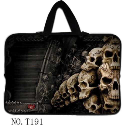 Skulls Laptop Sleeve Case Bag For Laptop 11,12,13,14,15",15.6",17 inch,Bag For MacBook Air Pro 13.3",15.4 Free Drop Shipping