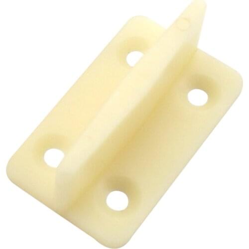 Wooden Door Positioner Moving Door Swing Stopper Hanging Sliding Door Bottom Limit Mute Nylon Plastic Guide
