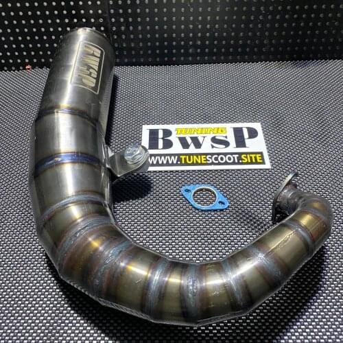 DIO50 BWSP Exhaust Pipe Tuning Muffler Racing Perfomance To Increase Engine Power AF18 Dio 125cc Modified Scooter Parts