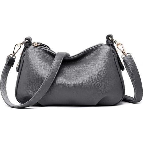 YourSeason Elegant Women 2021 Fashion Soft PU Leather Zipper Bag Versatile Large Capacity Ladies Shoulder Crossbody Bags