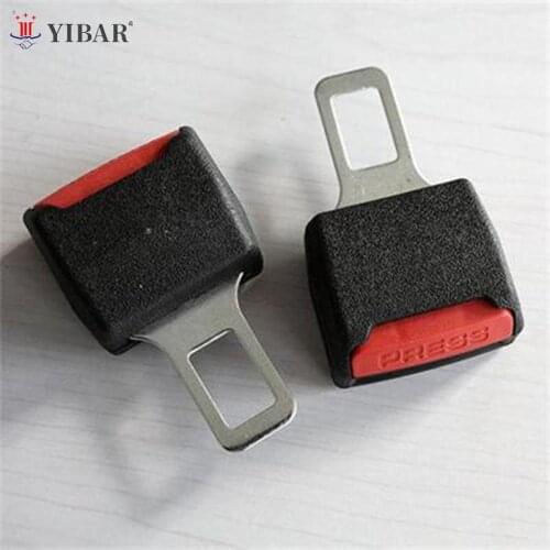 Hot 2 Pcs Universal Seat Belt Clip Black Car Safety Adjustable Belt Clip Car Accessories Safety Belt Buckles Vehicle-mounted Bot