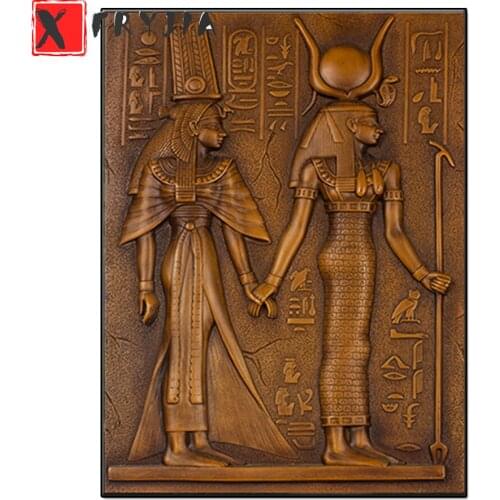 Full round diamond Egyptian Painting Egypt Hieroglyphics embroidery diamond painting square picture rhinestones room decoration