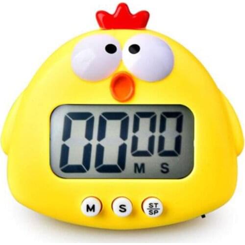 Kitchen Timer, Cute Cartoon Animal Countdown Timer, Digital Cooking Timer with Magnetic, LCD Large-Screen Visual Clock