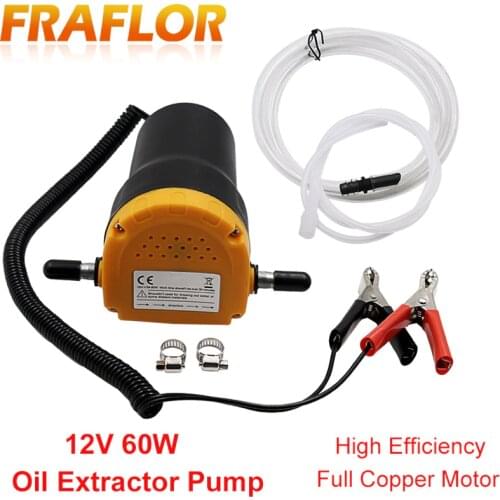 Engine Oil Pump 12V Electric Diesel Fluid Sump Extractor Scavenge Exchange Fuel Transfer Suction Pump Car Boat Motorbike