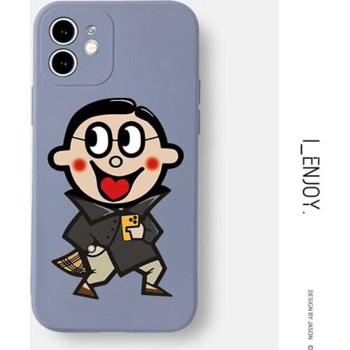 Official Original Soft Silicone Case for Apple iPhone 11 12 Pro MAX SE 2020 XR XS X 6 6s 7 8 Plus Shockproof Cute Phone Cover