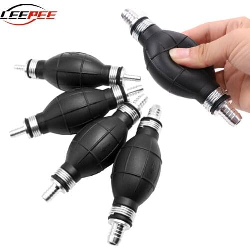 6/8/10/12mm Manual Fuel Pump Primer Bulb Car Accessories Universal For Auto Boat Outboard Rubber Aluminum