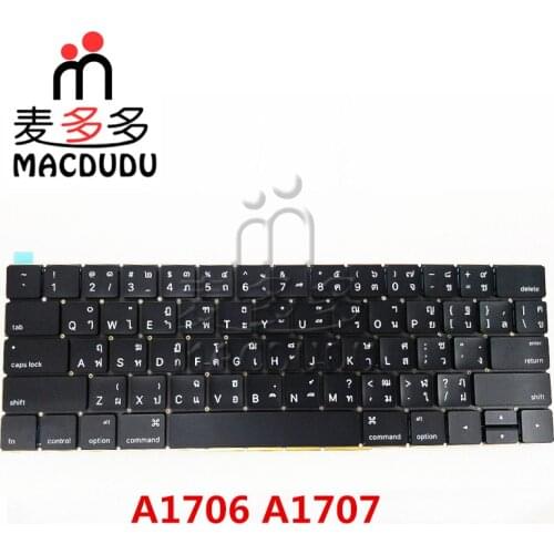 NEW Thailand Keyboard for Macbook Pro Retina 13" 15" A1706 A1707 A1708 2016 2017 Years
