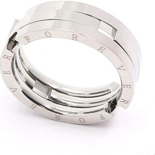 Titanium steel deformable ring for Women Men Gift