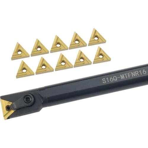 S16Q-MTFNR16 S18Q-MTFNR16 S32T-MTFNL16 Internal Turning Tool Holder TNMG Carbide Inserts Lathe Bar CNC Cutting Tools Set
