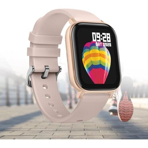 New Full Screen Touch P8 Smart Watch Wristband Men Women Sport More Watch Face Heart Rate Monitor Music Control IP67 Smartwatch