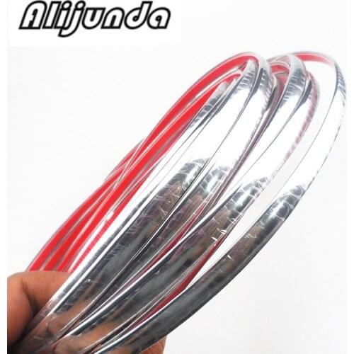 Car-styling 10mmx15m DIY Car decoration Chrome Strip sticker for Volvo S40 S60 S80 XC60 XC90 V40 V60 C30 XC70 V70/Mini Cooper R5