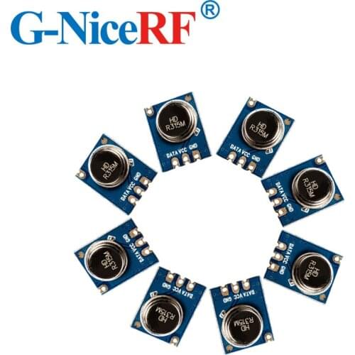 5pcs Ultra-High-Power And Low Harmonic STX882 315MHz Superheterodyne ASK Transmitter Module with Spring Antenna