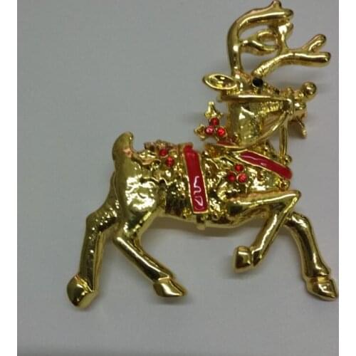 TIGER TOTEM Gold Brooches For Clothes