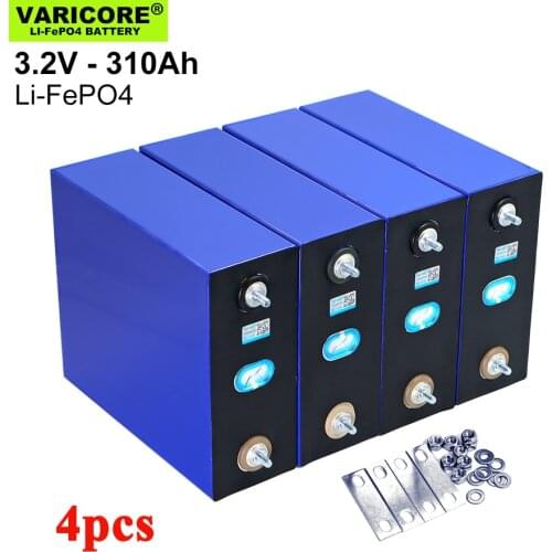 VariCore 4pcs 3.2v 310Ah 280Ah 240Ah 105Ah Lifepo4 Rechargeable Battery Lithium Iron Phosphate Solar Cell 12v 24v 36v Tax Free