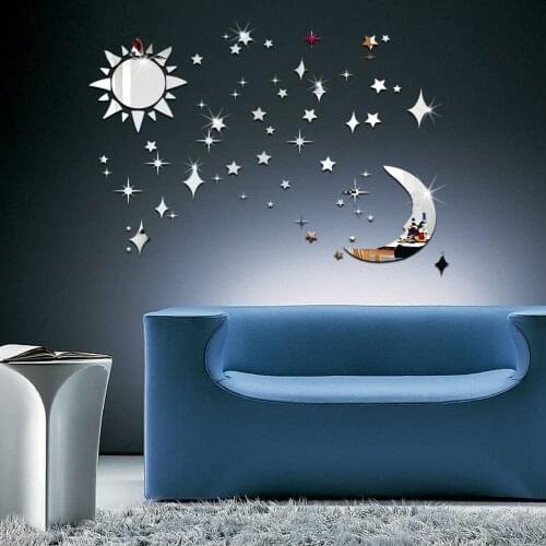 XIAOLANG Mirror Wall Stickers