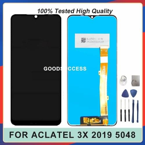 For Aclatel 3X 2019 5048 Lcd 5048Y 5048U 5048 OT5048Y OT5048 LCD Display Touch Screen Digitizer Glass Assembly