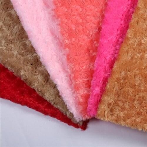 100x160cm rose plush fabric cushion fabric accessories counter photo background toys clothes diy sewing merials 23Colours