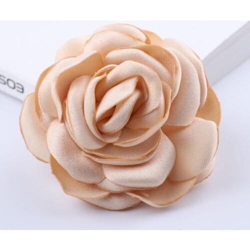 5CM Cloth Flower Stereotype Jewelry Burning Edge Flower Clothing Headdress Hairpin Decorative Accessories Flower