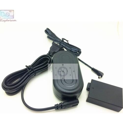 Camera AC Power Adapter + Dummy Battery Kit for Canon 700D 650D 600D 550D Replace ACK-E8 DR-E8 LP-E8