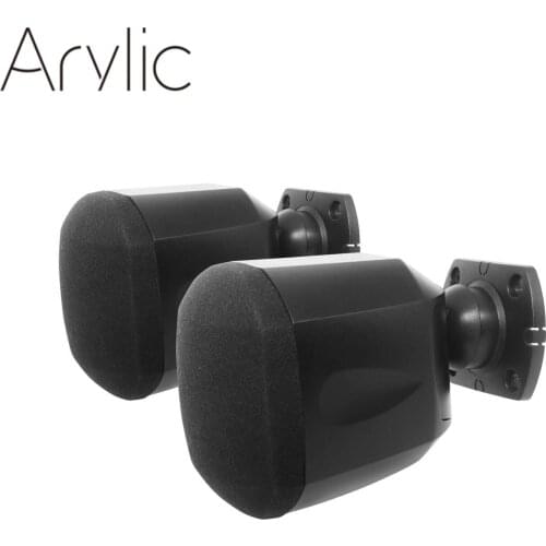 Arylic 2Pcs 2.5 Inches Wall Mount Cube Speaker 8 Ohms Passive Speaker RK30