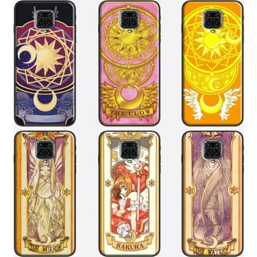 Sakura Kinomoto Cardcaptor Magic Circle For Redmi Note 9 Pro Note 8 Pro Case For Redmi Note 7 8T 9S Funda For Redmi 9 9C 9A 8A