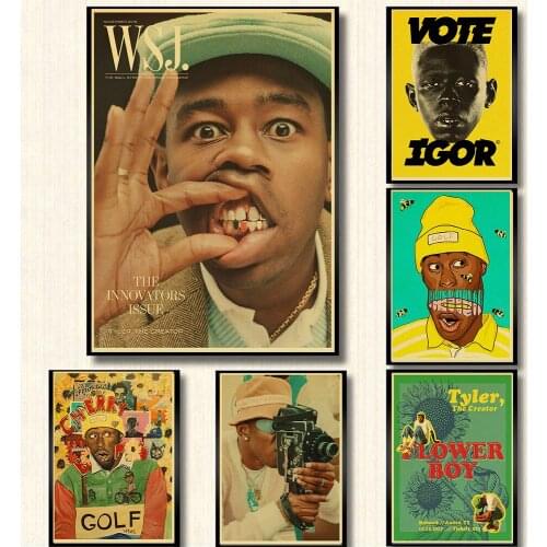 5D DIY Diamond Painting Rapper Star Tyler Retro Posters Full Drill Mosaic Embroidery Cross Stitch Kits Home Decor Picture