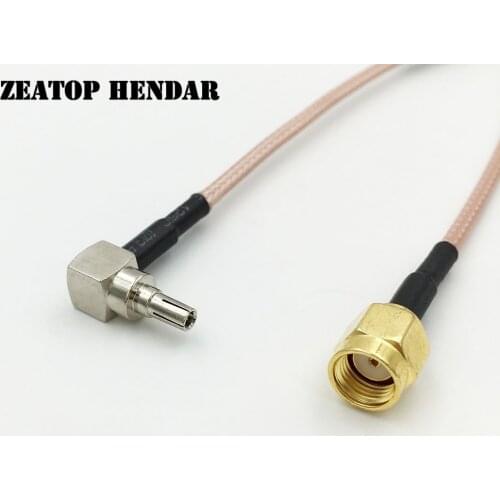 5Pcs RP SMA Male Jack to CRC9 Male Straight Plug RF RG316 Wire Coaxial Pigtal Cable Connector 5CM 10CM 15CM 20CM 30CM 50CM 1M 2M