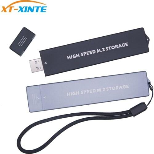 XT-XINTE PCI-E for NVME for NGFF to USB 3.1 M.2 SSD Hard Disk Case Box External Hard Drive Enclosure for 2242/2260/2280 M.2 SSD