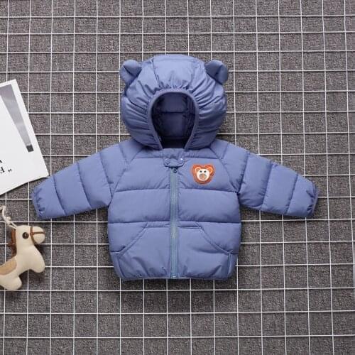 2020 Kids Winter Coat Hooded Baby Jacket Thick Warm Children Outerwear Toddler Clothes Winter Baby Boys Girls Coats