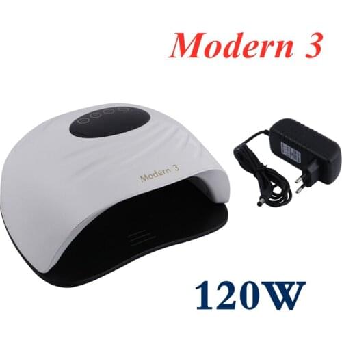 New 120W Modern 3 Nail Lamp For Manicure Machine For All Gels For Nail Dryer For Gel Varnish For Nail Art Tools