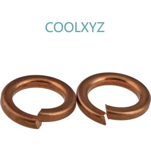 M3 M3 M5 M6 M8 M10 M12 Copper Pad Spring Washer Bronze Spring Washer Swass (GB93 20Pcs