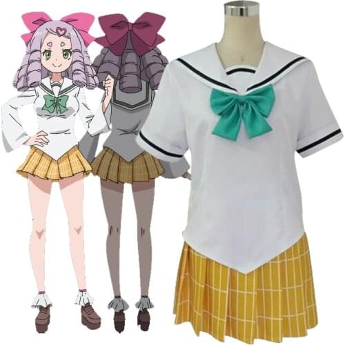 Mahou Shoujo Site Magical Girl Kosame Amagai Mikari Izumigamine Kiyoharu Suirenji School Uniform Dress Anime Cosplay Costume