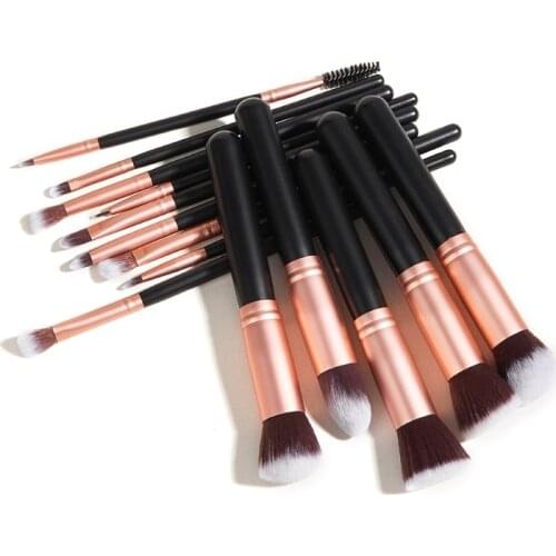 Y1UF 14Pcs Pro Makeup Brushes Set Foundation Powder Eyeshadow Cosmetic Brush Tools