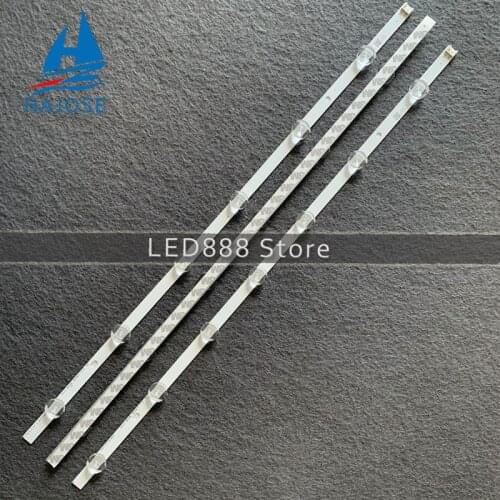 New3pcs 6/7LED 590mm LED backlight bar compatible for LG TV 32LN5100 32LN545B 32LN5180 Innotek POLA2.0 32 inch A B type